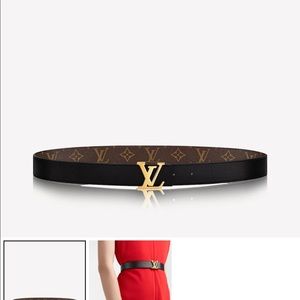 LV REVERSIBLE BELT AUTHENTIC